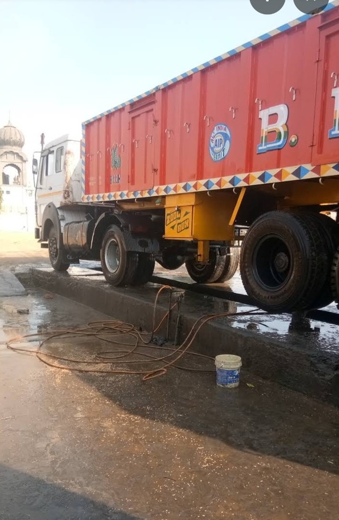 Truck washing